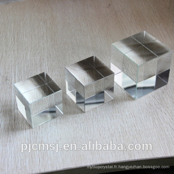 3D Laser cristal verre Cube Modle 3D Laser Figure pour décoration cadeau ou souvenir